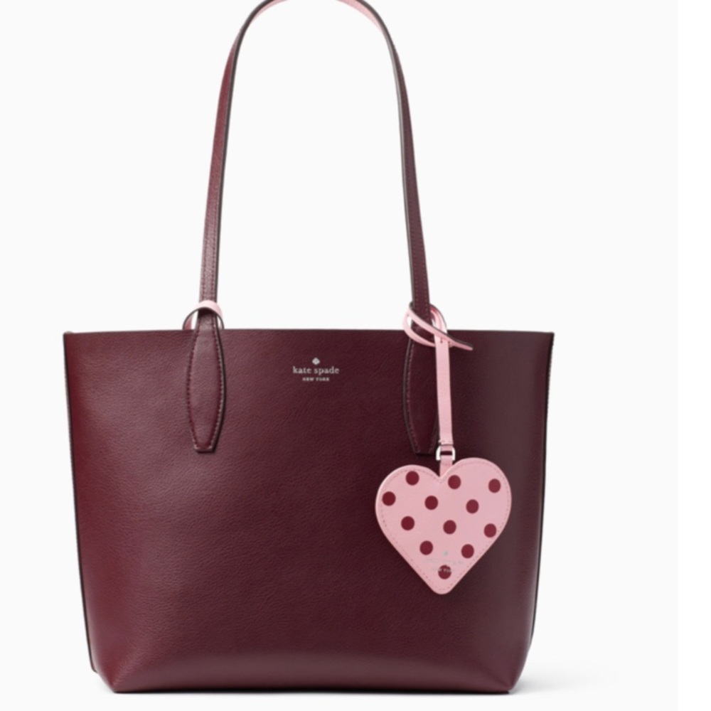 Authentic Kate Spade reversible Leather tote/pouch - Picture 4 of 9